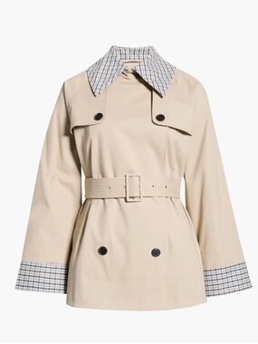 NWT Rails Lucien Trench Double Breasted Jacket  size M
